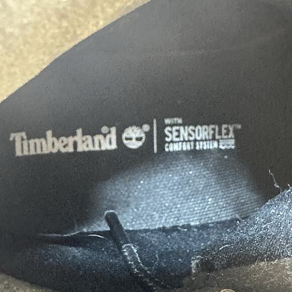 Timberland® Premium 6-Inch Waterproof Size 6.5 Black Nubuck Leather ReBOTL A6446 - Picture 9 of 9